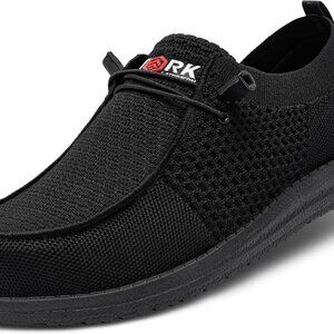 Steel Toe Loafers Women Lightweight Comfortable Slip On Walking Casual Flats Sne